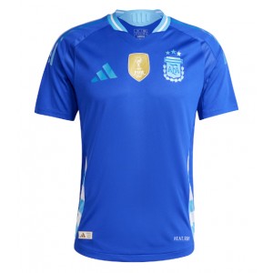 Fotbalové Dres Argentina Venkovní Oblečení Copa America 2024 Krátký Rukáv